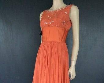 salmon colored cocktail dresses