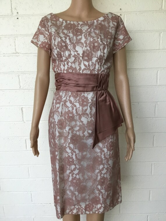 1960s lace sheath dress