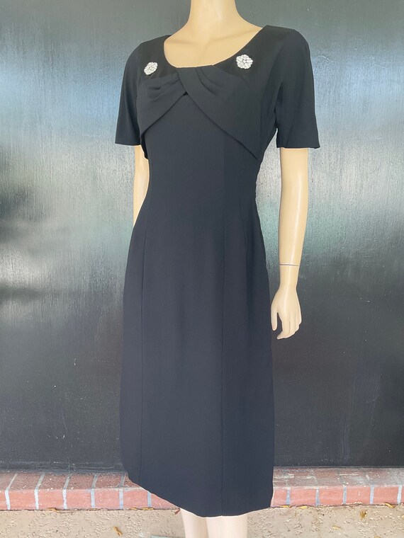 1950s black Bernetti dress