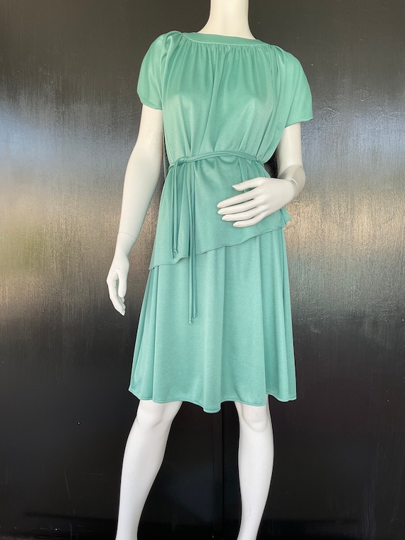 1970s green Julie Miller dress