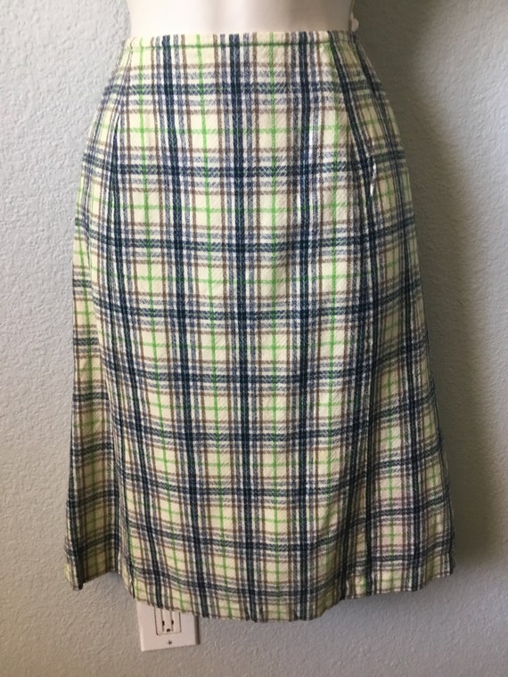 1970s Pendleton wool skirt