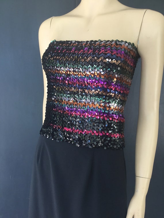 Harry Acton party collectibles sequin tube top
