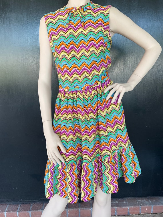 1970s multicolor Plw dress