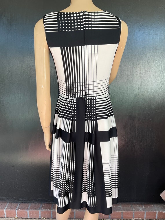 1970s white and black Bleeker Street  dress - image 3