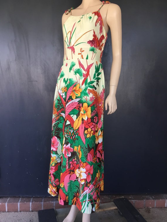 1970s Pomare Hawaii sundress
