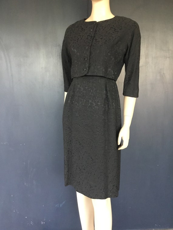 1950s Nelly Don petite dress with jacket