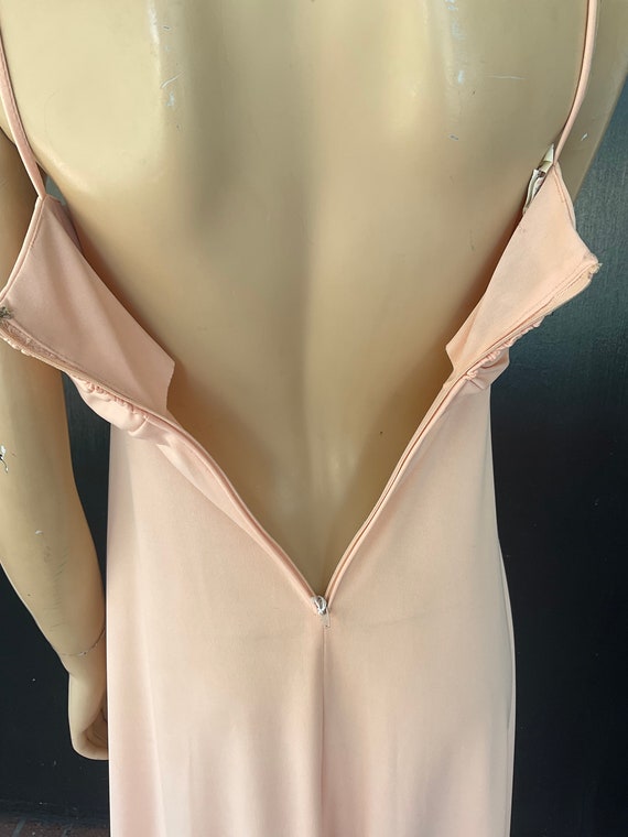 1970s pink maxi dress - image 2