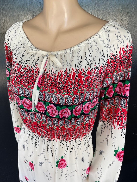 1970s white and red Marilyn dress - image 4