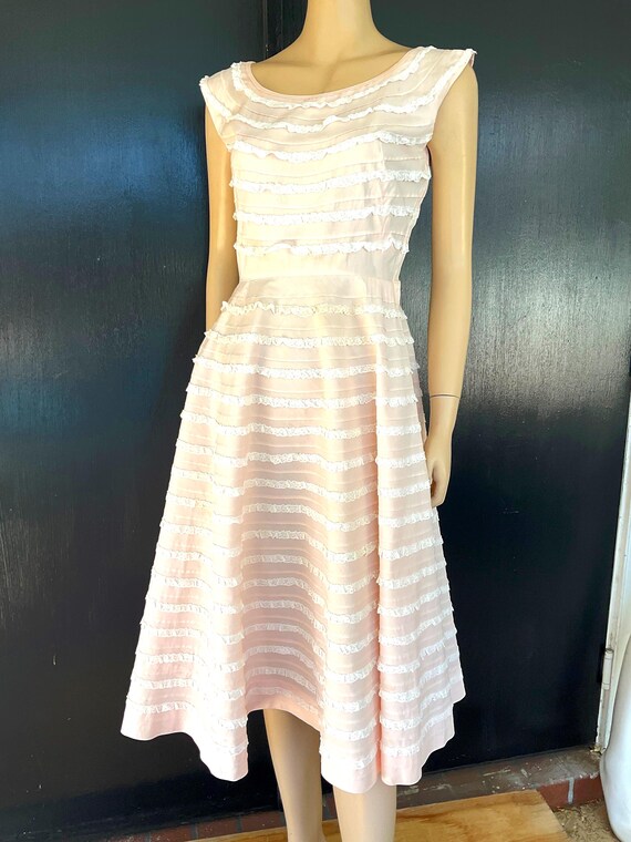 1950s Pink Neiman Marcus Dress