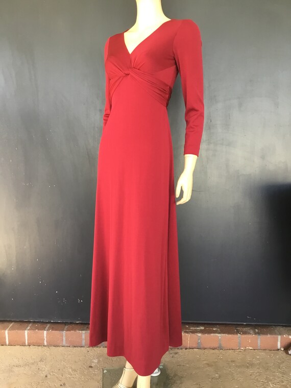 1970s Miss Elliette California maxi dress