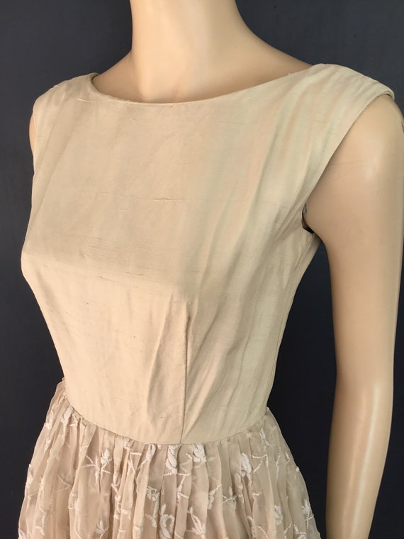 1950s pale gold Gilden Juniors dress - image 2