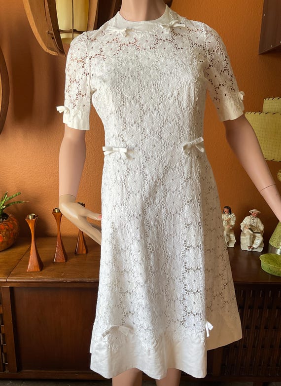 1960s White Walton Pierce Two Piece Dress Vintage Small - Etsy Israel 1960s White Walton Pierce Two Piece Dress Vintage Small - Etsy Israel