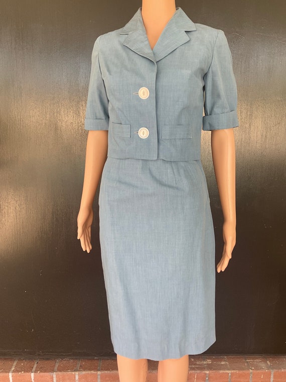 1960s blue Bonny Lee dress