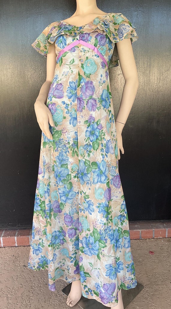 Olivia Dress (purple, blue, beige)
