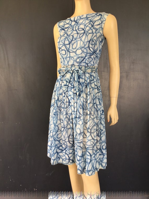 1960s Nelly Don sleeveless dress