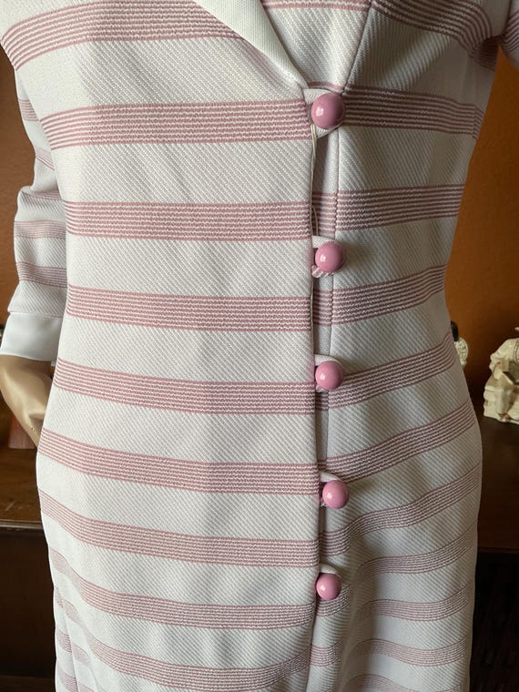 1970s Pinkish John J Hilton Dress Vintage Large - Etsy