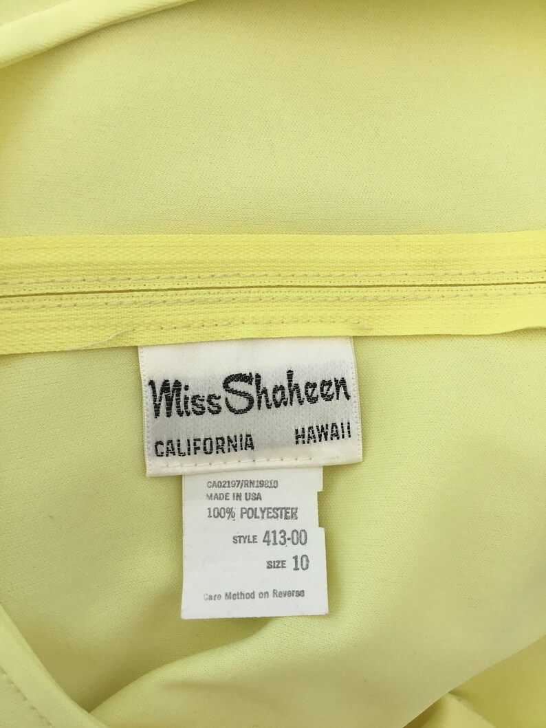 1970s Miss Shaheen two piece dress image 4