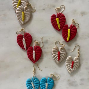 Anthurium Dangley Earrings
