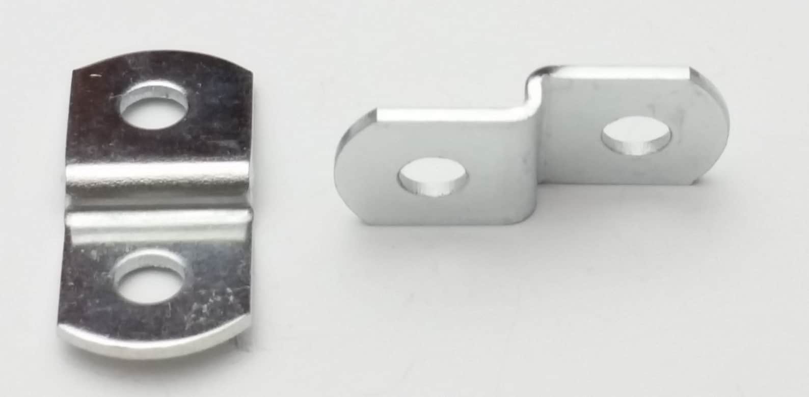3/8 Inch Offset Clips for Canvas and Picture Framing. Screws Included