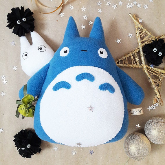 blue totoro plush