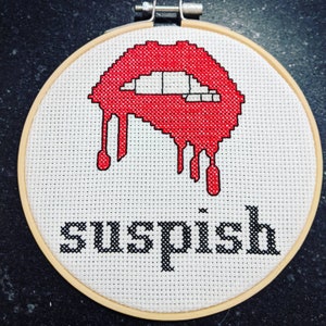 PATTERN Suspish Murder Mystery and Make-Up Monday Bailey Sarian Modern Subversive Cross Stitch Pattern