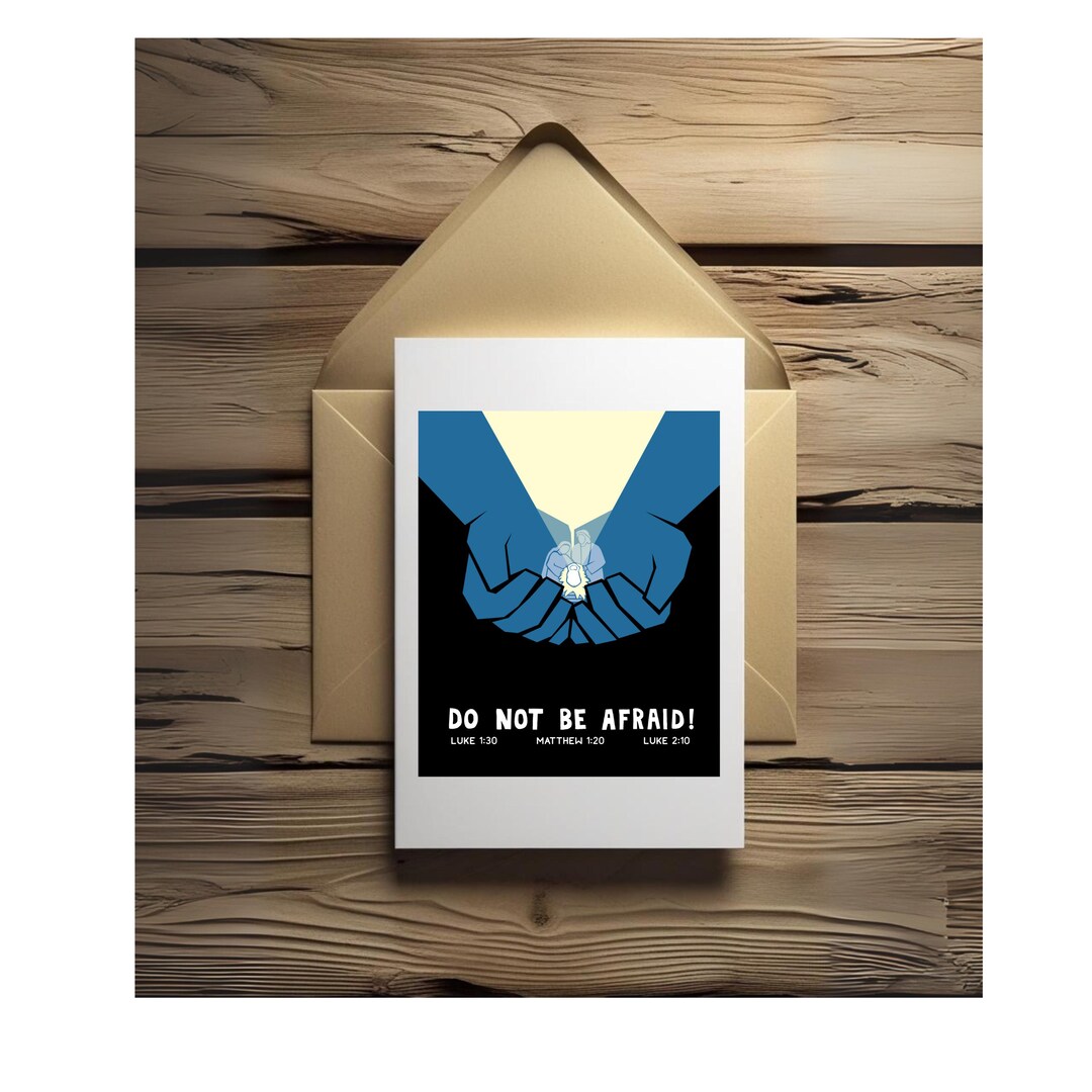 Do Not Be Afraid Greeting Card (5x7) - Etsy