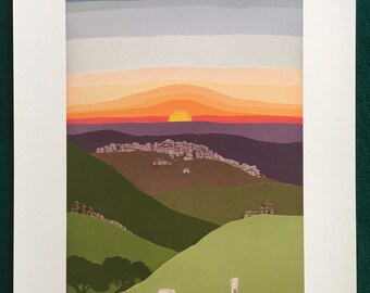 Sunrise Journey to Bethlehem (11x14)