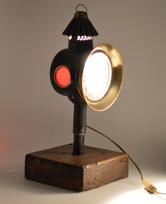 Antique Railroad Signal Lamp