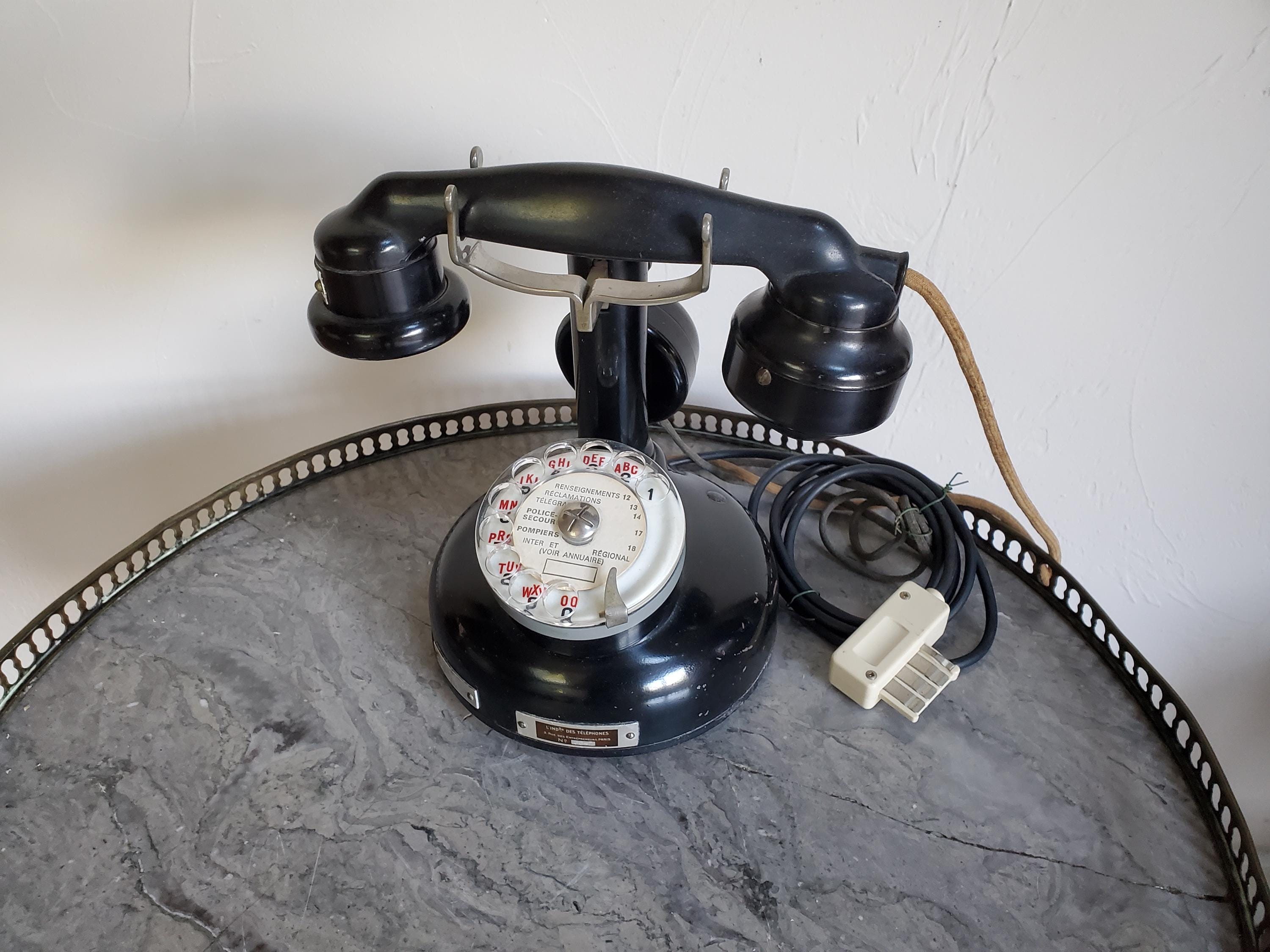 古い木製電話機 金属製ベル付き 51lYyqp2m6L._AC_UF350,