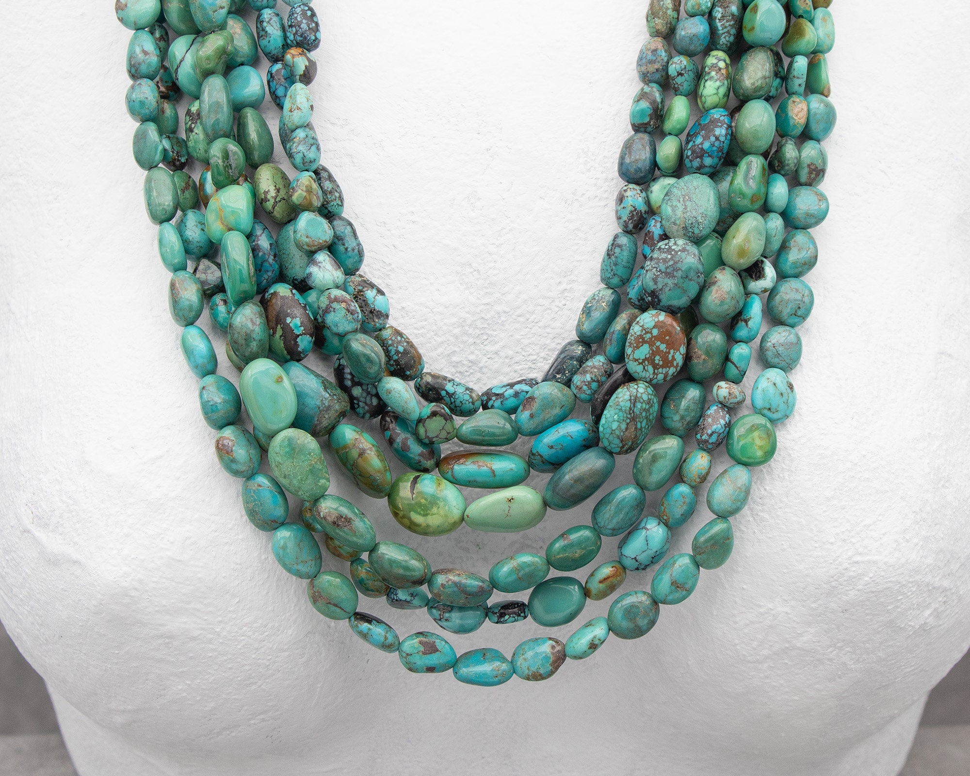 Teal 2024 statement necklace