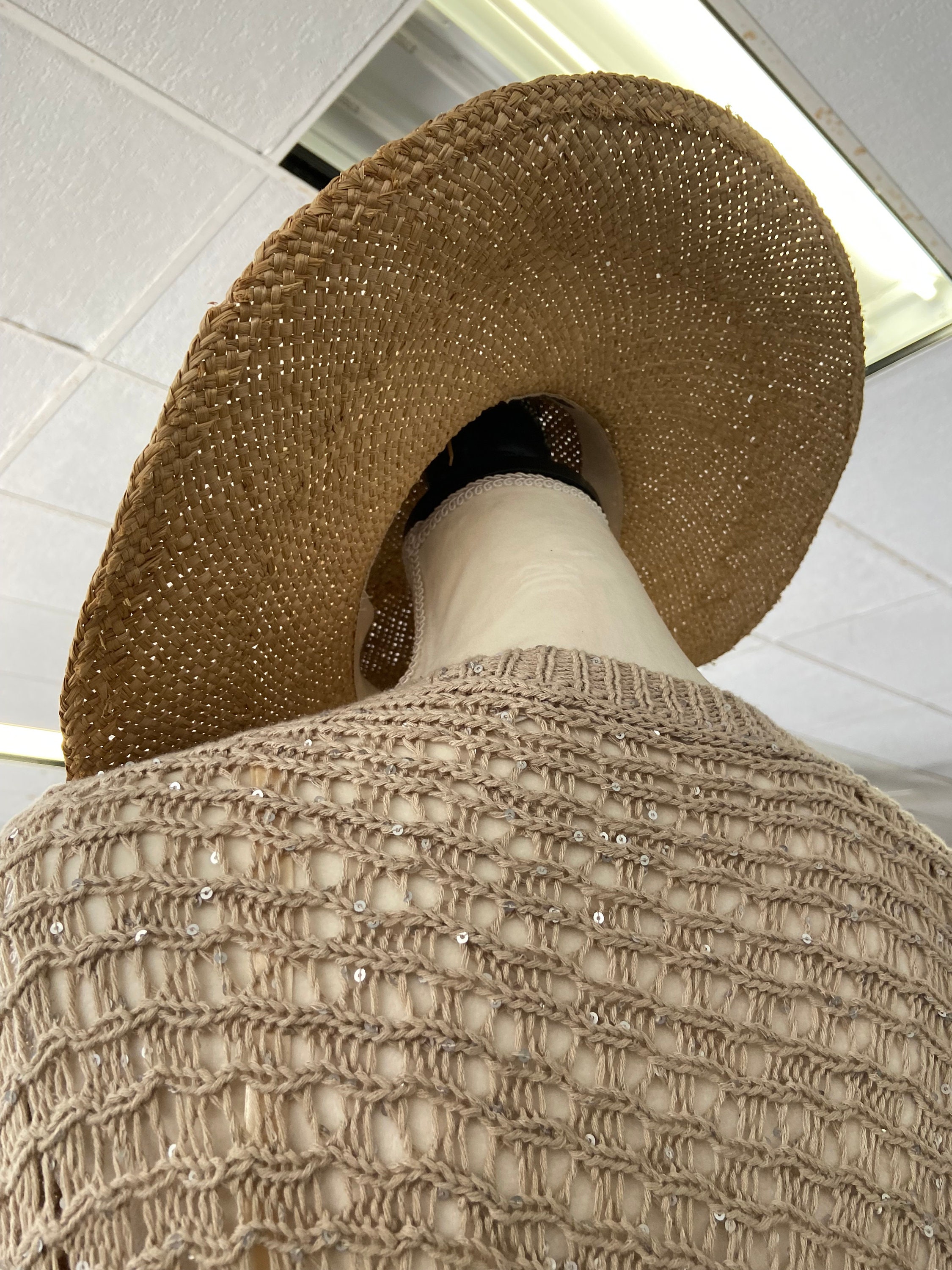 Vintage Deborah Rhodes Mocha Straw Hat W Flowers - Etsy