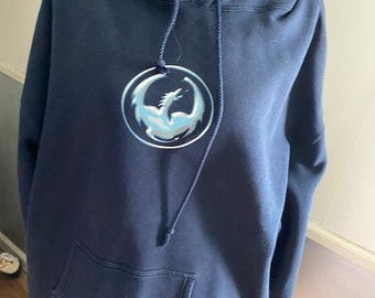 Vintage 1980s Dragon XL Hoodie Pullover