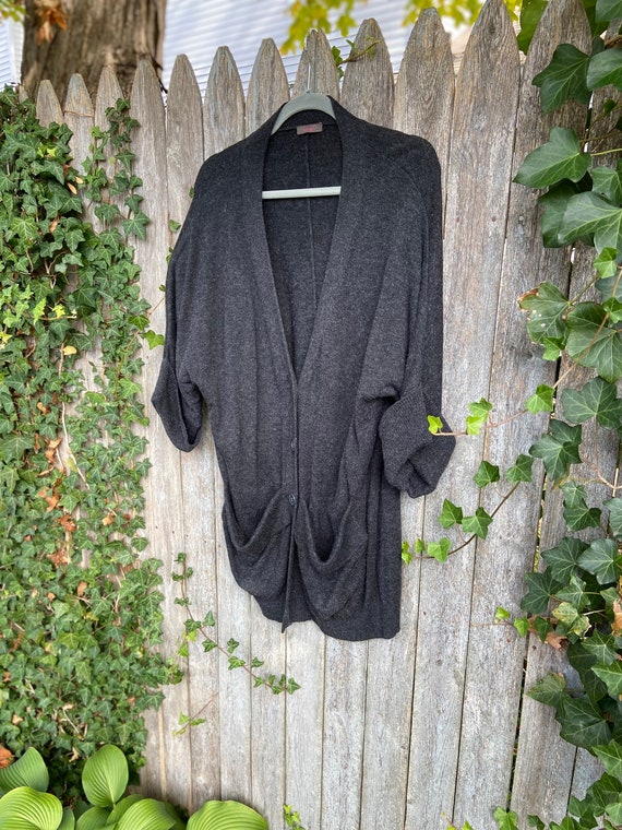 Vintage WRAP London Wool Oversized Cardigan