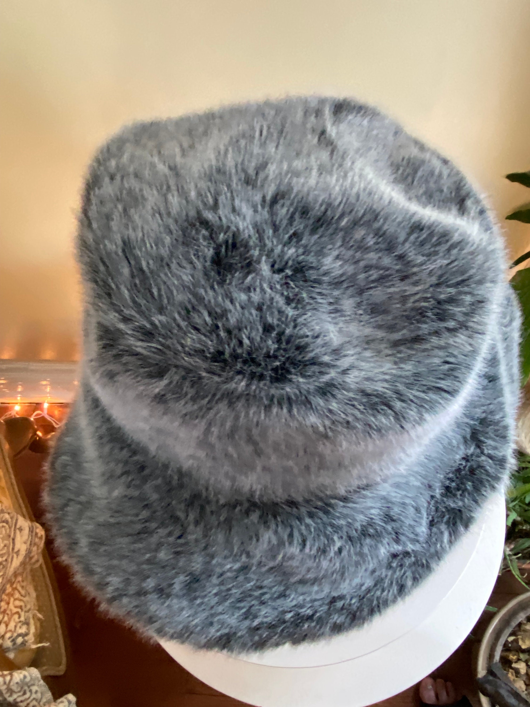 #037 Preston & York Gray Faux Fur Hat Liza Grey Faux Fur Trapper Hat – FINESSE main image 2
