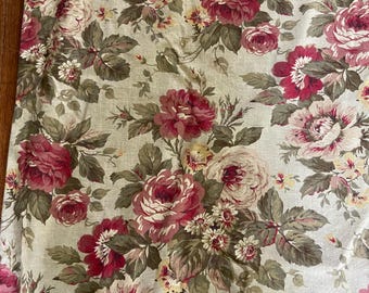 Cotton Cabbage Rose Duvet