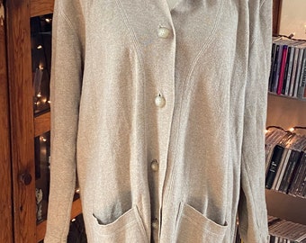 Vintage Spiegel Elements Cotton Wool Cardigan Sweater