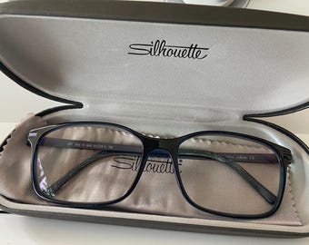 Silhouette Purple Glasses w Case