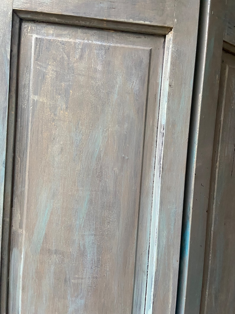 Heavy Solid Wooden Louvered Shutters Layered Paint. . PICK UP ONLY