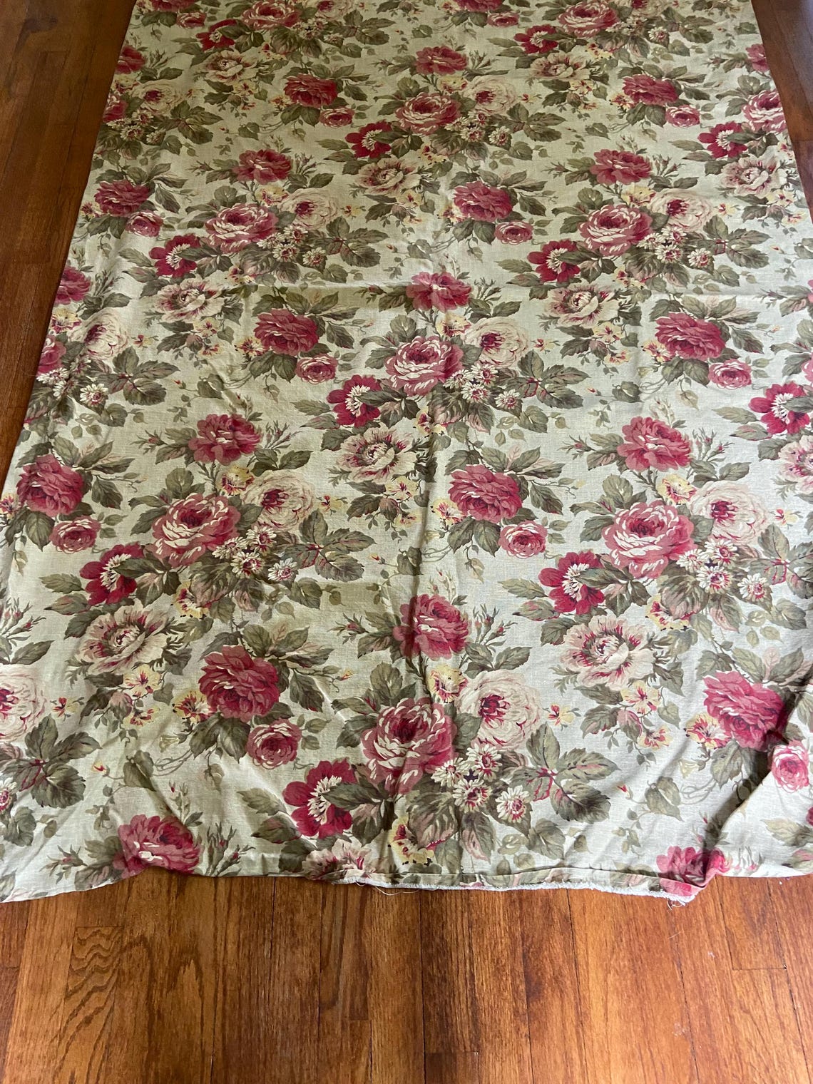Cotton Cabbage Rose Duvet - Etsy