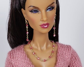 jewelry n3 earrings Popovy Barbie Tender creation for doll Integrity Toys jewelry n3 earrings Popovy Barbie Tender creation for doll Integrity Toys
