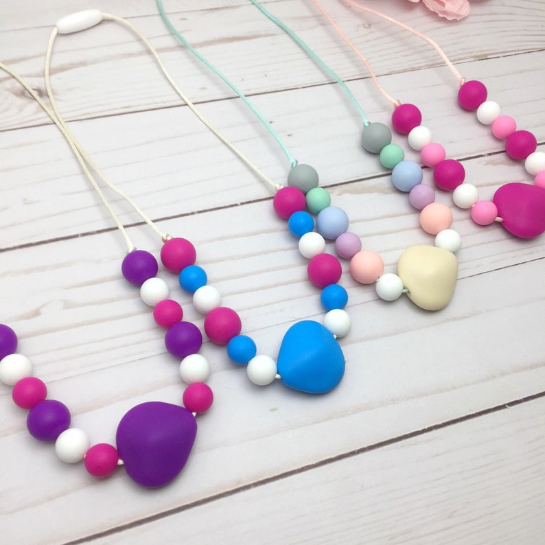 Sensory Beaded Necklace Fidget Necklace For Kids. Etsy