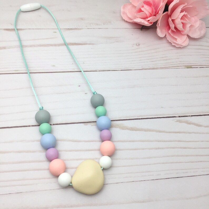 Sensory Beaded Necklace Fidget Necklace For Kids. Etsy