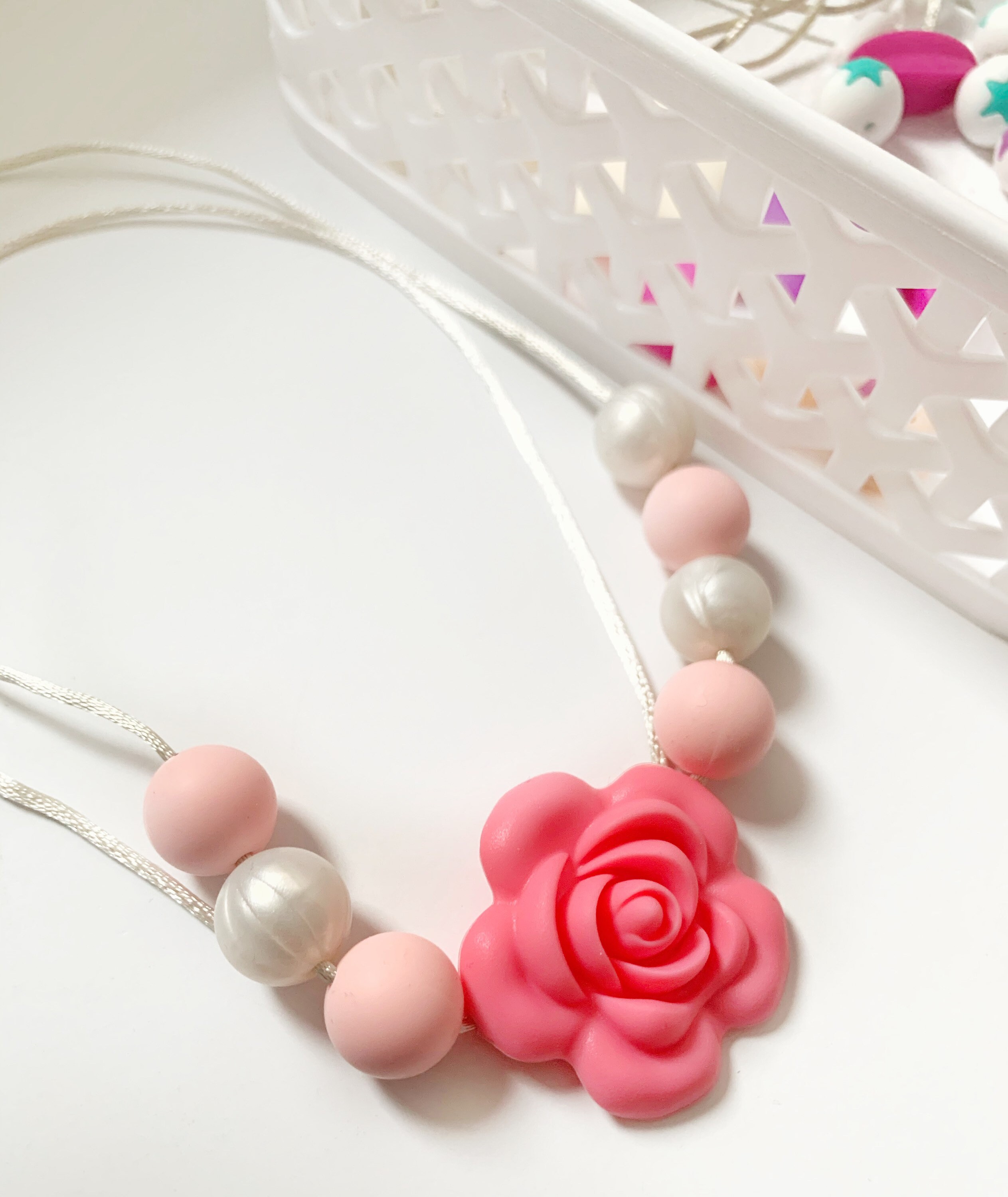 DIY 3 Silicone Jewelry Bead Kit Silicone Anxiety Necklace Etsy