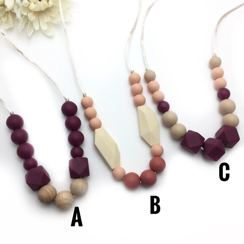 silicone chew necklace