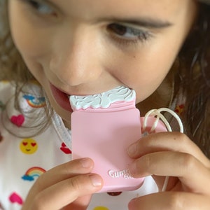 Milkshake Chew Necklace: Silicone Sensory Aid for Anxiety Relief