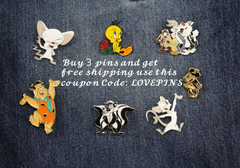 Brooch Coat Hooks 50s 60s 70s 80s 90s Jewelry Enamel Pin VINTAGE PIMP with PINS Lapel Pins Patches Buttons -