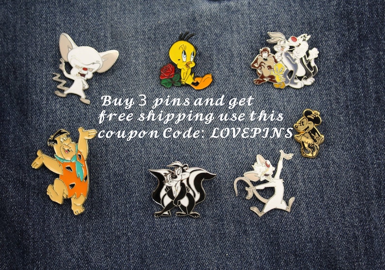 50s 60s 70s 80s 90s Jewelry PIMP with PINS Lapel Pins Enamel Pin Patches Coat Hooks Buttons - VINTAGE Brooch