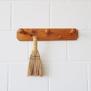 Pinewood coat rack, vintage coat rack, country house coat rack