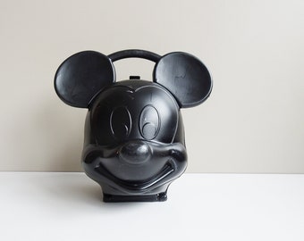 Aladdin Mickey Mouse Lunch Box Black 80s