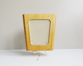 Loudspeaker box from WHD - mid-century wall loudspeakers - corner loudspeakers in a wooden housing